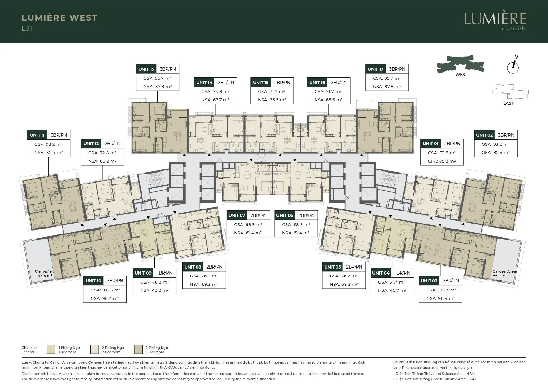 Lumiere West Floor L31 Masterise LUMIERE Riverside
