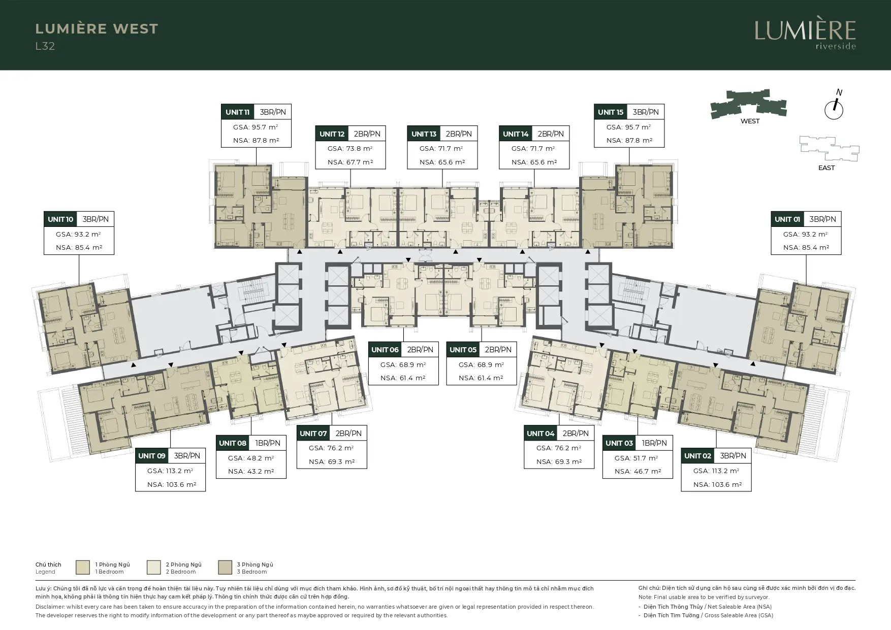 Lumiere West Floor L32 Masterise LUMIERE Riverside